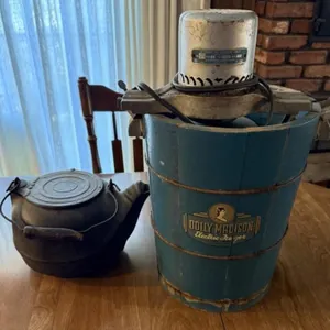 Cast Iron Tea Kettle, Dolly Madison Ice Cream
