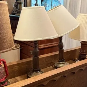5 Vintage Table Lamps