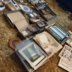 Large Lot of Picture Frames & Photo Albums