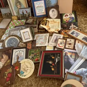 Large Lot of Framed Art & Wall Decor
