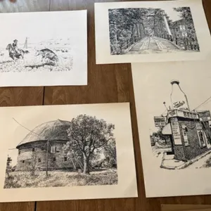 Jim Stuckenberg Print, 3 Greg Burns Prints