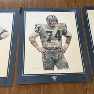 3 Dallas Cowboys Silver Season Prints