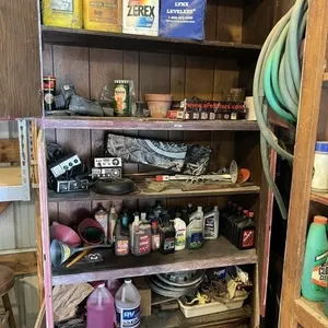 Contents of Wood Cabinet