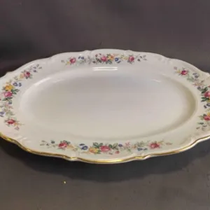 Vintage Walbrzych Porcelain Plater from Poland