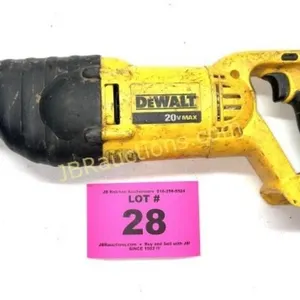 DEWALT 20V VARIABLE SPEED RECIPROCATING SAW