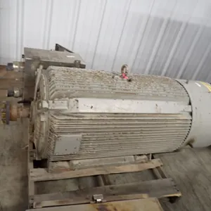 Siemens 400 HP Electric Motor with Electrical Enclosure