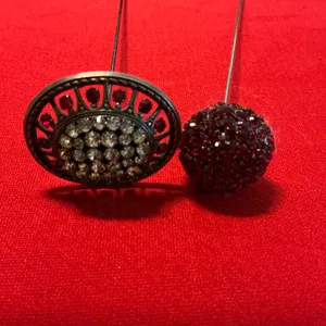 Two Decorative Hatpins
