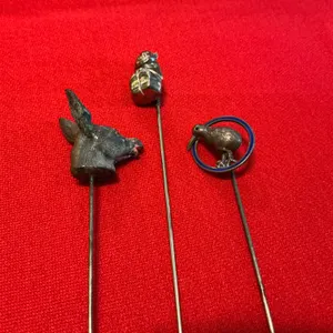 Three Figurative Stick Pins