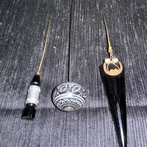 Three Metal Hatpins