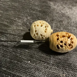 Carved Hatpins