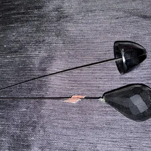 Faceted Black Hatpins