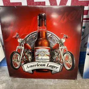 Budweiser American Lager sign