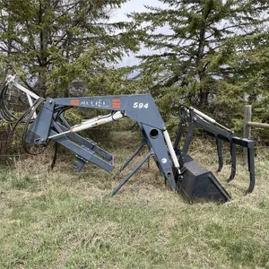 ALLIED 594 FEL w/ 6 Ft. Bucket & Grapple, No Mounts, - SELLS OFFSITE!