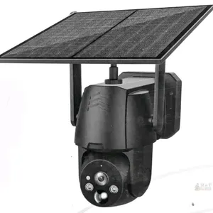 New 4G Intelligent 6W Solar Energy Alert PTZ Full Colour Security Camera With Built-In Battery , Model P47BS35T