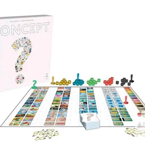 New Concept Board Game – Creative Guessing & Communication Game, Family Party Game, Ages 10+, 4–12 Players - English