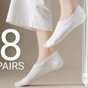 New 8-Pack Size 5-9 Women's YZKKE No Show Socks Womens Invisible Liner, Non Slip & Low Cut, Casual & Formal Wear, Soft & Stretchable