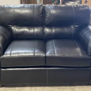 Vinyl 64" 2 Cushion Loveseat