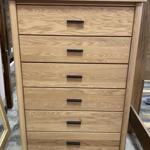 Witmer Oak 6 Drawer 52" Highboy Dresser