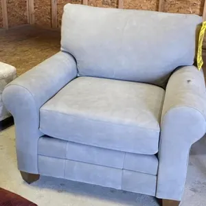 New Wide Leather Arm Chair