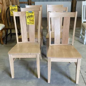 6 - New Oak Dining Chairs
