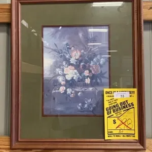 Framed Floral Wall Art