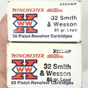 100 rnds Winchester .32 S&W Ammo