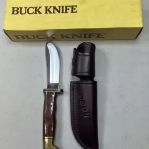 Buck 103+ Knife & Leather Sheath