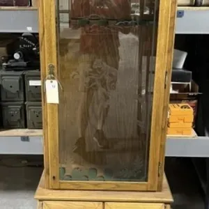 Very Nice Oak Gun Cabinet