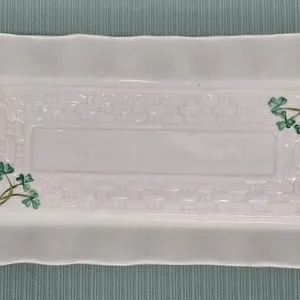 Vintage Brown Mark Belleek Tray