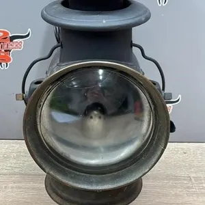 Dietz Union Driving Lamp NY USA Pat. 1907. Crack