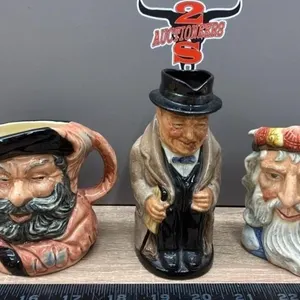 3 Royal Doulton Toby Mugs