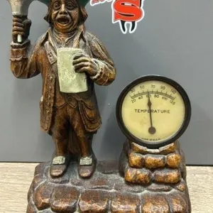 Vintage Town Crier Thermometer. USA.