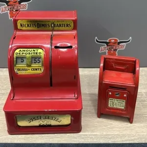 2 Metal Coin Banks.