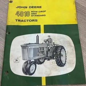 John Deere 4010 Tractors Operation Manual.