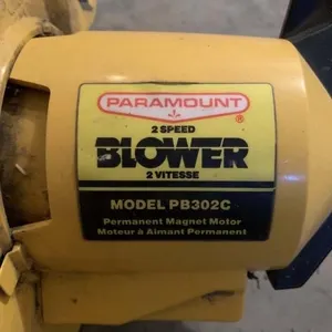 Paramount blower - 3 spd. c/w bag