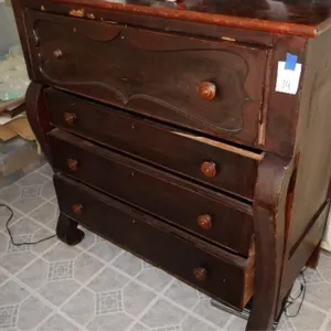 Antique Dresser, Chair