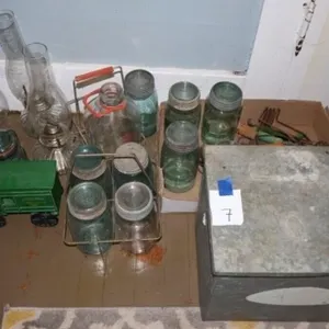 Oil Lamps, Milk Jug, Vintage Kitchen Utensils