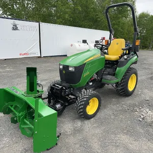John Deere 2025R Tractor with Front Mount SB-54 Blower