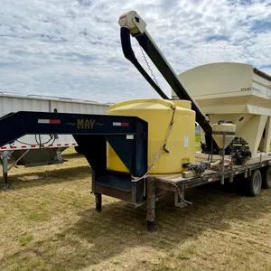 Meridian SeedExpress 375RT seed tender on 2005 May 25’ tandem axle gooseneck flatbed