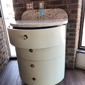 4 drawer cabinet with granite top, 30” wide, 24” depth, 42” height