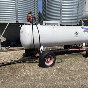 1000 Gallon Diesel Fuel Tank Mounted On Chassis w/ Fill-Rite 20 GPM Pump