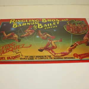 Vintage 1983 Ringling Bros. And Barnum & Bailey “Flying Vazquez”