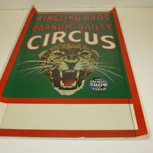 Large Vintage 1969 Ringling Bros. And Barnum & Bailey Circus