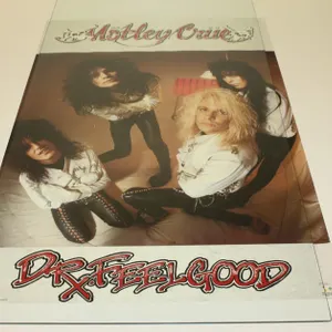 Vintage 1989 Mötley Crüe “Dr. Feelgood” Hair Metal Rock Band