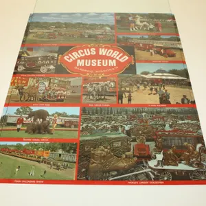 Vintage Circus World Museum Baraboo, Wisconsin Laminated Circus