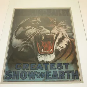 Vintage Barnum & Bailey “Greatest Show On Earth” Circus