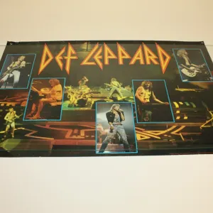 Vintage 1988 Def Leppard “Bludgeon Riffola” Hair Metal Brockum