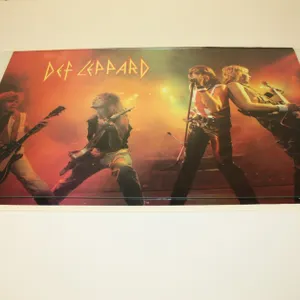 Vintage 1983 Def Leppard Hair Metal Rock Band Promotional