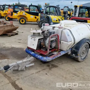 Brendon Powerwashers Single Axle Plastic Water Bowser, Yanmar Pressure Washer 