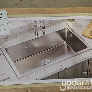 Allen and Roth Single Bowl Stainless Sink 